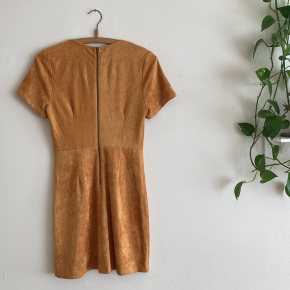 Adorable Design Lab Yellow Lace Up Dress - Picture 4 of 5